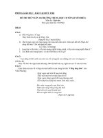 Đề thi tuyển lớp 9 lên lớp 10