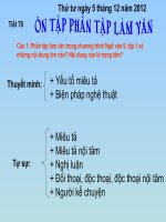 Tiết 78 ôn tập làm văn lớp 8