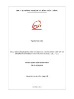 HOẠT ĐỘNG MARKETING ĐỐI VỚI DỊCH VỤ CHỨNG THỰC CHỮ KÝ SỐ  TẠI TRUNG TÂM ĐIỆN TOÁN TRUYỀN SỐ LIỆU KHU VỰC I