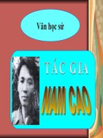 tác giả Nam cao