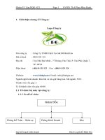 kế hoạch kinh doanh  công ty tnhh dịch vụ giữ đồ bình gia