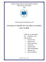 tiểu luận quản trị kinh điều hành sản xuất ứng dụng lý thuyết jit vào công ty cổ phần giấy an bình