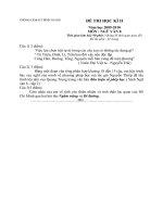 Đề thi ngữ văn cực hay dành cho các trường chuyên