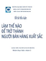Nội dung của một thuyết trình hiệu quả