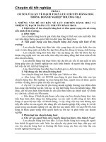 MỘT số ý KIẾN góp PHẦN HOÀN THIỆN CÔNG tác HẠCH TOÁN lưu CHUYỂN HÀNG HOÁ tại xí NGHIỆP dầu KHÍ đà NẴNG