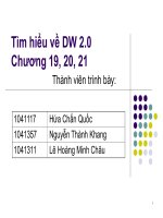 Tìm hiểu về DW 2.0 potx