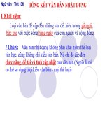 Tổng kết văn bản nhật dung 9