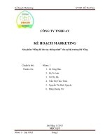 tiểu luận  kế hoạch marketing cho sản phẩm đồng hồ đeo tay