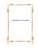 Giáo trình mạng ngoại vi và truy nhập