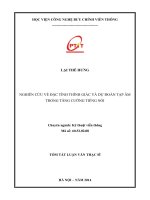 Nghiên cứu về đặc tính thính giác và dự đoán tạp âm trong tăng cường tiếng nói