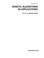 GENETIC ALGORITHMS IN APPLICATIONS pptx