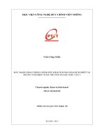 Đẩy mạnh hoạt động chăm sóc khách hàng doanh nghiệp tại Trung tâm điện toán truyền số liệu khu vực I