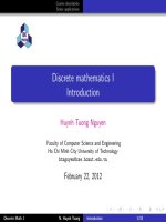 Discrete mathematics huynh tuong nguyen