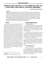 TÍCH TỤ VÀ Ô NHIỄM BÙN ÁY AO NUÔI THÂM CANH TÔM SÚ doc