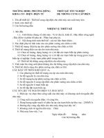 Thiết kế hệ thống cung cấp điện cho nhà máy sản xuất máy kéo