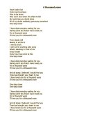 Tiếng anh cho em học hát