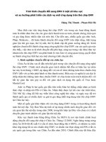 Tình hình chuyển đổi sang EMV ở một số khu vực và xu hướng phát triển các dịch vụ mới ứng dụng trên thẻ chip EMV docx