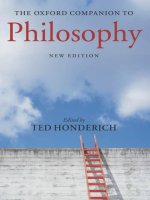 The Oxford Companion to Philosophy pdf