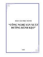 Công nghệ sản xuất đường bánh kẹo pptx