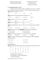 ĐỀ KIỂM TRA HỌC KỲ II MÔN TOÁN LỚP 7 - PHÒNG GIÁO DỤC QUẬN 3 THÀNH PHỐ HỒ CHÍ MINH pdf