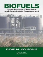 BIOFUELS - Biotechnology, Chemistry, and Sustainable Development pdf