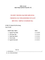 vòng đàm phán của gatt chi tiết và cụ thể