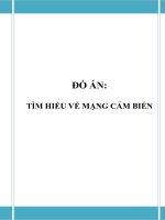 Đồ án tốt nghiệp - Phân tích thiết kế hệ thống - TÌM HIỂU VỀ MẠNG CẢM BIẾN potx