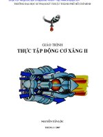 Giáo trình thực tập động cơ xăng II potx