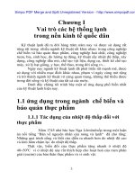 Simpo PDF Merge and Split Unregistered Version - http://www.simpopdf.com Chương I Vai trò các doc