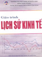 Giáo trình lịch sử kinh tế ppt