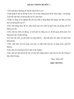 NỘI QUY PHÒNG BỘ MÔN potx