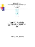 Luận văn tốt nghiệp : hướng dẫn khai thác radar jma ppt