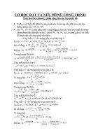 CƠ HỌC ĐẤT VÀ NỀN MÓNG CÔNG TRÌNH doc