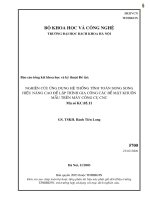 Báo cáo: Nghiên cứu ứng dụng hệ thống tính toán song song hiệu nâng cao để lập trình gia công các bề mặt khuôn mẫu trên máy công cụ CNC potx