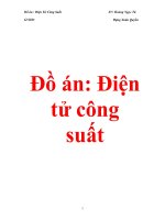 đồ án điện tử công suất  trình bày về luyện thép và nguyên lý hoạt động của nó