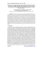 Báo cáo khoa học: nh toán tải lượng, dự báo phát sinh chất thải nguy hại từ 7 khu công nghiệp trên địa bàn tỉnh Đồng Nai đến năm 2020 và đề xuất các giải pháp cải thiện hệ thống quản lý chất thải nguy hại pot