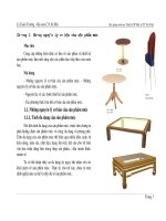 Bài giảng môn học Thiết kế SP Mộc & TT Nội Thất ppt