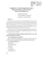 Báo cáo khoa học: NGHIÊN CỨU CÁC CÔNG NGHỆ MỚI SỬA CHỮA NHỮNG HƯ HỎNG CỦA KẾT CẤU BTCT TRONG CÔNG TRÌNH CẢNG docx