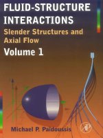 FLUID-STRUCTURE INTERACTIONSSLENDER STRUCTURES AND AXIAL FLOW VOLUME 1 docx