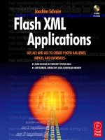 Flash XML Applications: Use AS2 and AS3 to Create Photo Galleries, Menus, and Databases docx
