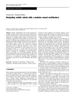 navigating mobile robots with a modular neural architecture Neural Comput & Applic (2003) pdf
