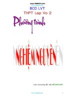 Phương trình nghiệm nguyên - Đỗ Kim Sơn pot