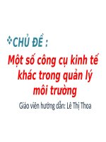 mot so cong cu quan ly kinh te khac doc