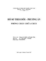 Hồ sơ theo dõi-phương án phòng cháy chữa cháy pdf