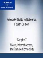 NETWORK+ GUIDE TO NETWORKS, FOURTH EDITION - CHAPTER 7 ppt