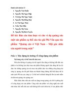 Báo cáo đề tài: