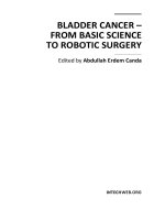 BLADDER CANCER – FROM BASIC SCIENCE TO ROBOTIC SURGERY ppt