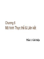 Ky thuat phan mem ung dung P10 - Chuong6 - MoHinhTTLK-P1 docx