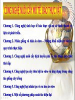 Bài giảng nuôi cấy mô thực vật doc