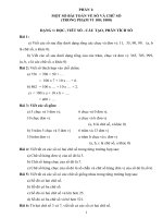 Một số bài toán về số và chữ số ( trong phạm vi 100, 1000) docx